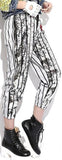 Sequin Embellished Stripe Pants - DESIGNER INSPIRED FASHIONS