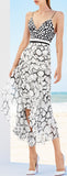 'Zoe' Printed Bikini Ruffle Lady Dress