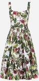 Printed Poplin Dress