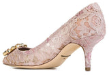 Bellucci Embellished Lace Pumps - DESIGNER INSPIRED FASHIONS