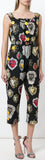 'Sacred Heart' Print Jumpsuit