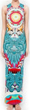 Fitted Column Jersey Silk Strapless Printed Long Dress - DESIGNER INSPIRED FASHIONS