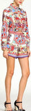 Carretto Print Blouse and Short Set