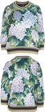 Hydrangea Print Sweatshirt