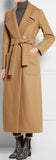 Double-Breasted Wool Blend Twill Coat - DESIGNER INSPIRED FASHIONS