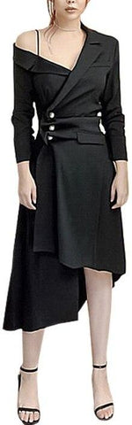 Asymmetrical Blazer-Dress | DESIGNER INSPIRED FASHIONS