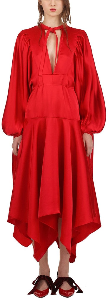 Satin Midi Dress