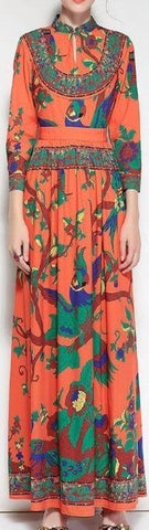 Printed Maxi Dress