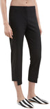 Asymmetric Cropped Pants in Black - DESIGNER INSPIRED FASHIONS