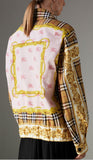 Archive Scarf Print Harrington Jacket