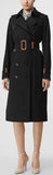 Cotton Gabardine Trench Coat, Black | DESIGNER INSPIRED FASHIONS
