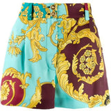 Baroque Print Shorts | DESIGNER INSPIRED FASHIONS