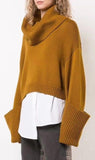 Turtleneck Cropped Jumper