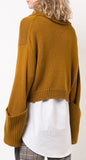 Turtleneck Cropped Jumper