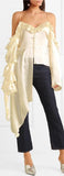 Pireus Asymmetric Ruffled Top