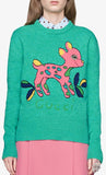 Wool Sweater with Fawn
