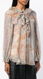 Ruffled Neck Blouse