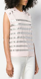 Stripe Knitted Top, Pink