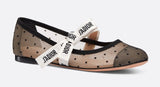 Miss J'Adior Dotted Swiss Tulle Ballet Pump