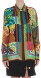 Voyage Barocco Print Silk Shirt | DESIGNER INSPIRED FASHIONS