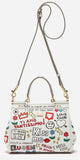 Sicily Graffiti Leather Bag