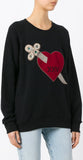 Heart & Dagger Embroidered Sweatshirt