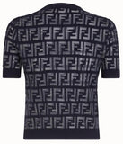 Logo Knit Top, Black