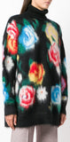 Rose Knit Longline Sweater