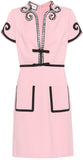 Jersey Dress with Crystals