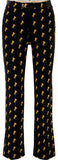 Embroidered Cotton-Blend Velvet Straight-Leg Pants