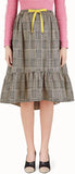 'Glen' Plaid Fabric Top and Skirt Set