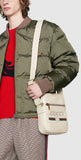 Print Messenger Bag, White