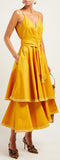Ladies Who Lunch Tiered Poplin Midi Dress | DESIGNER INSPIRED FASHIONS