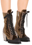 Rylee Baroque Medium Velvet Boots
