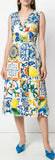 'Majolica' Tile Print Dress