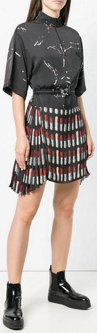 Belted Lipstick Dress