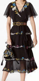 Wrapped Flutter Sleeve Dress | DESIGNER INSPIRED FASHIONS