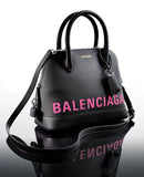 Ville S Leather Tote, Black
