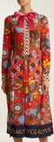 Patchwork Print Dress