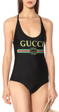 Logo Print Swimsuit