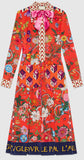 Patchwork Print Dress - DESIGNER INSPIRED FASHIONS