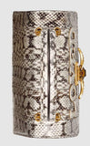 Queen Margaret Snakeskin Top Handle Bag