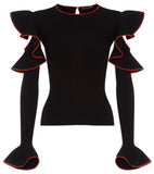 Ruffle Peplum Sweater