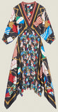 Asymmetrical Printed Dress