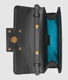 Shoulder Bag with Square G, Black