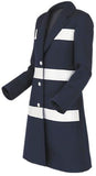 Color-Block Stripe Coat - DESIGNER INSPIRED FASHIONS