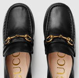Studded Leather Horsebit Loafers