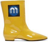 Patent Logo Boots - White, Black or Yellow