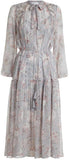 'Stranded Garland' Dress in Gray
