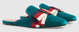 Velvet Slipper with Sylvie Bow
